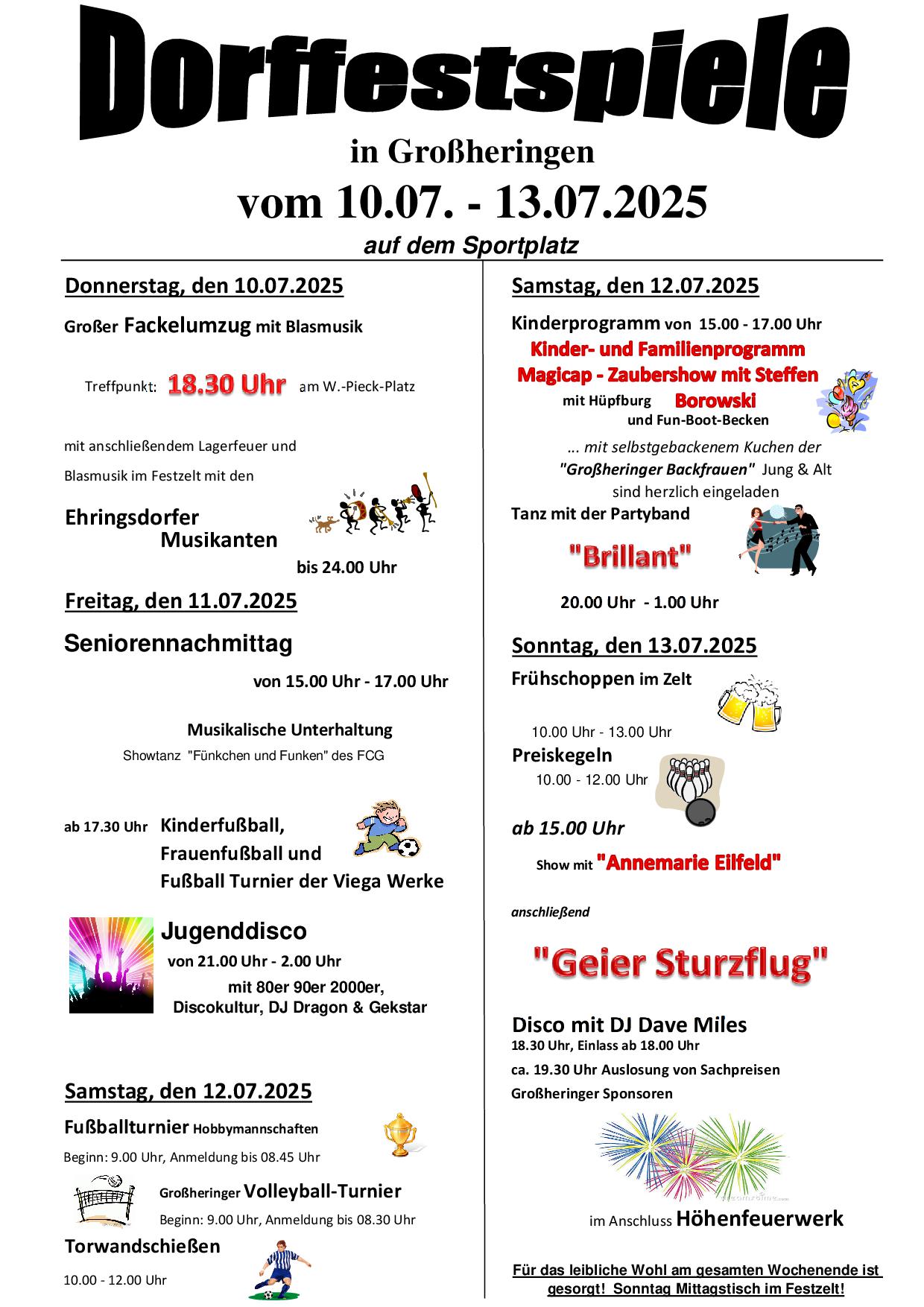 Dorffestspiele 2025