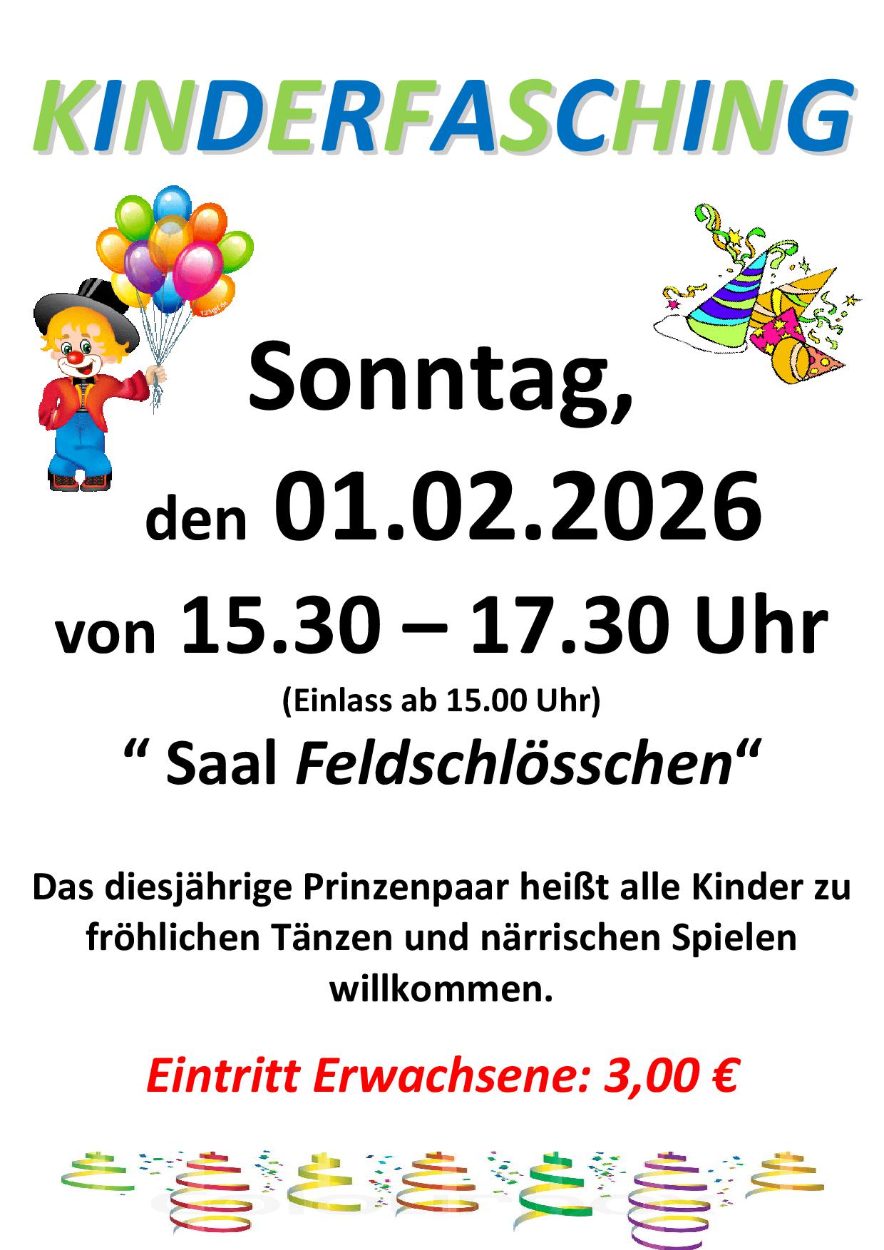 Kinderfasching 2026