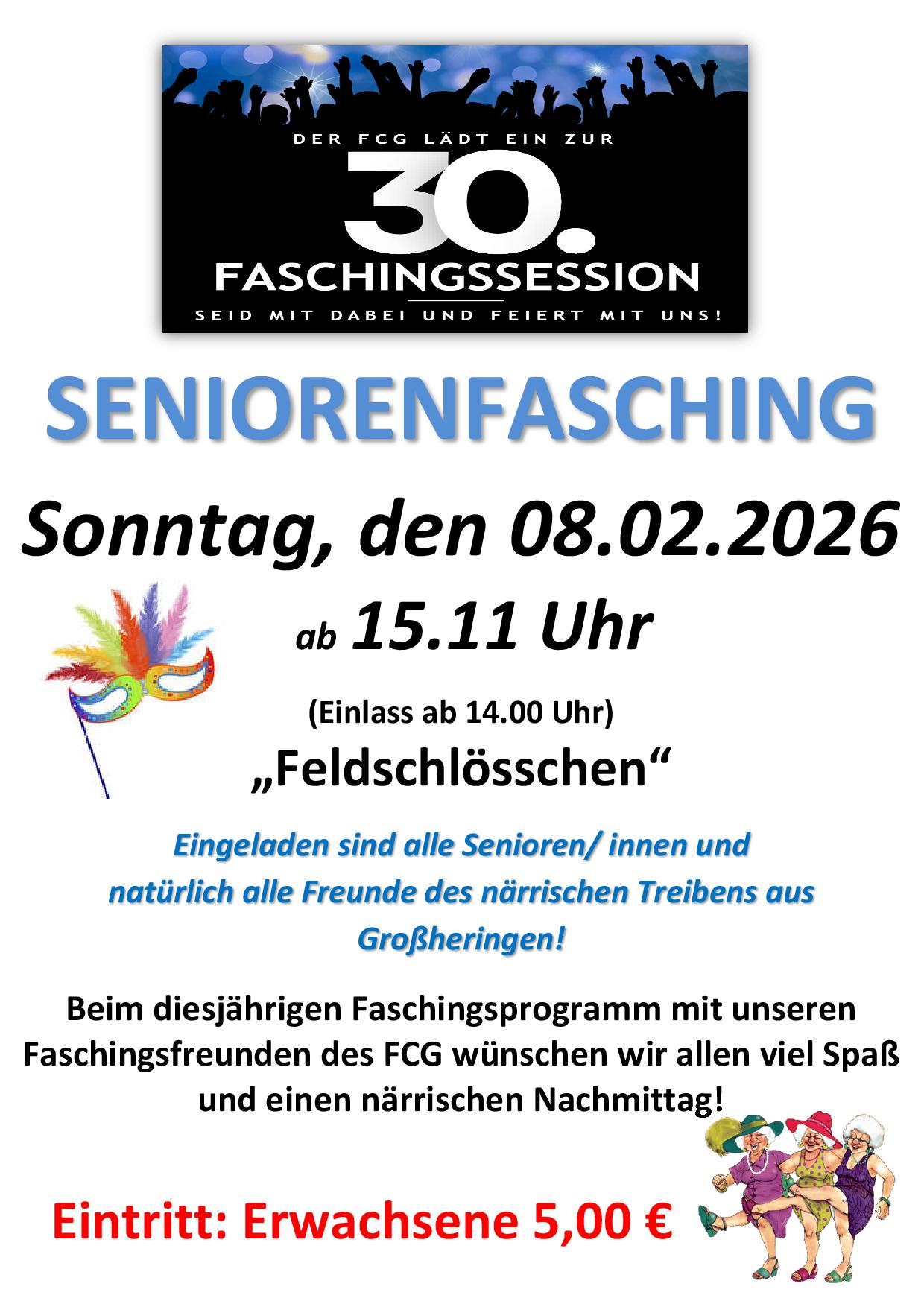Seniorenfasching 2026
